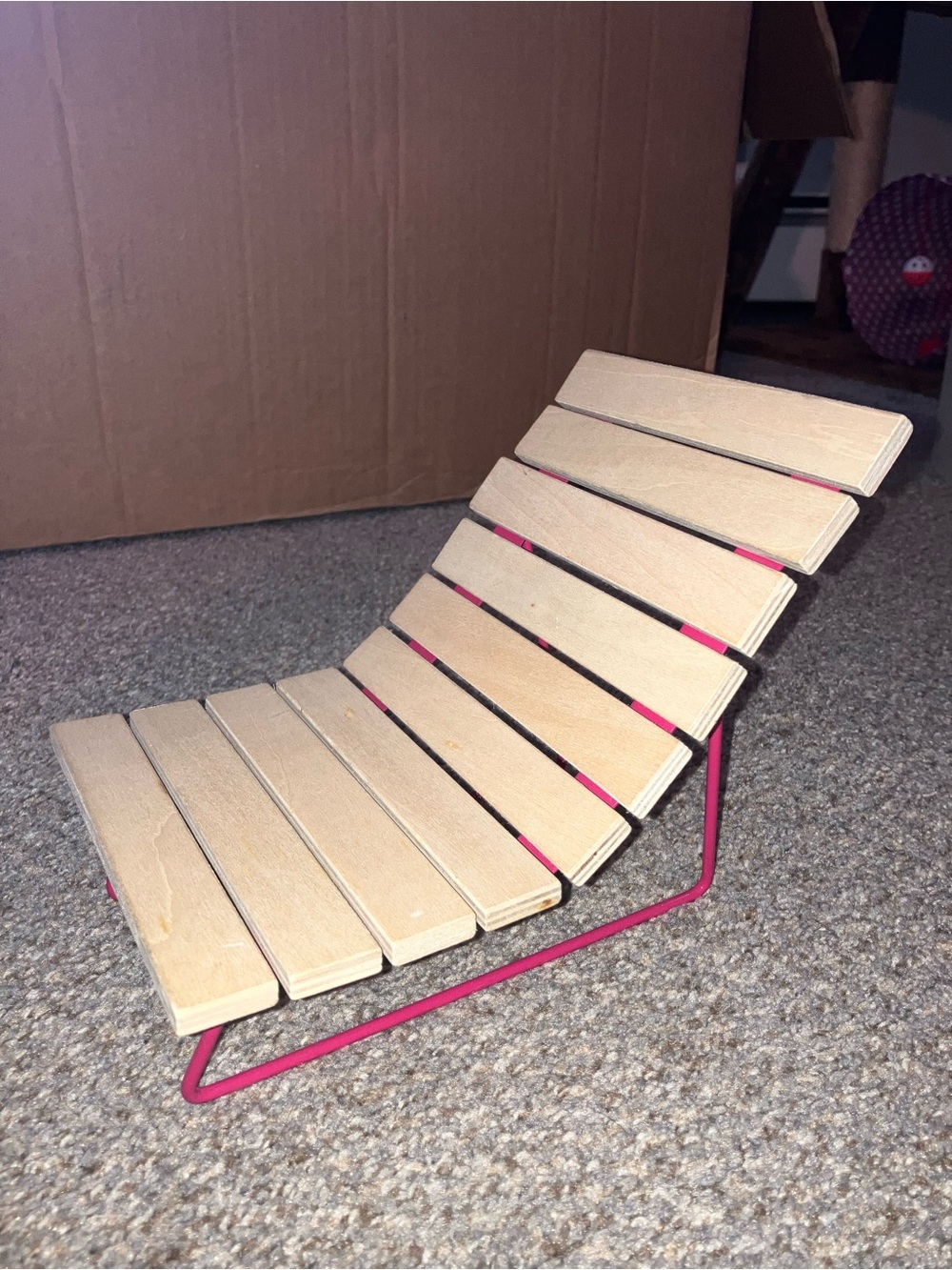 Our Generation Doll Wooden Beach Chair